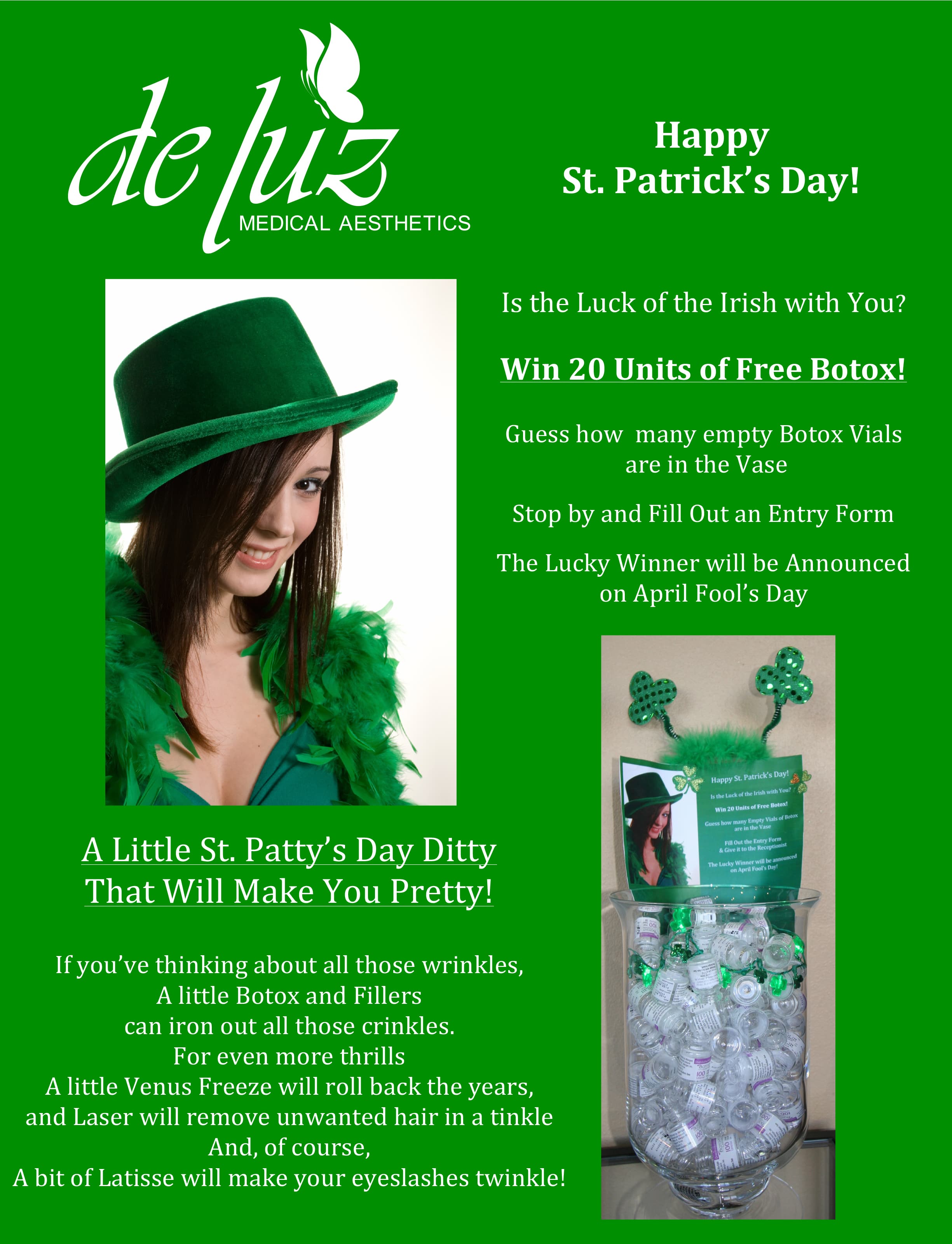 st patrick day botox specials