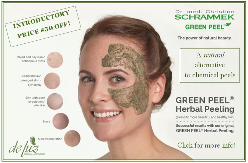 The Green Peel Facial Now Available at De Luz